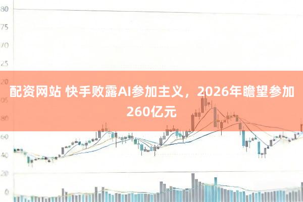 配资网站 快手败露AI参加主义,2026年瞻望参加260亿元